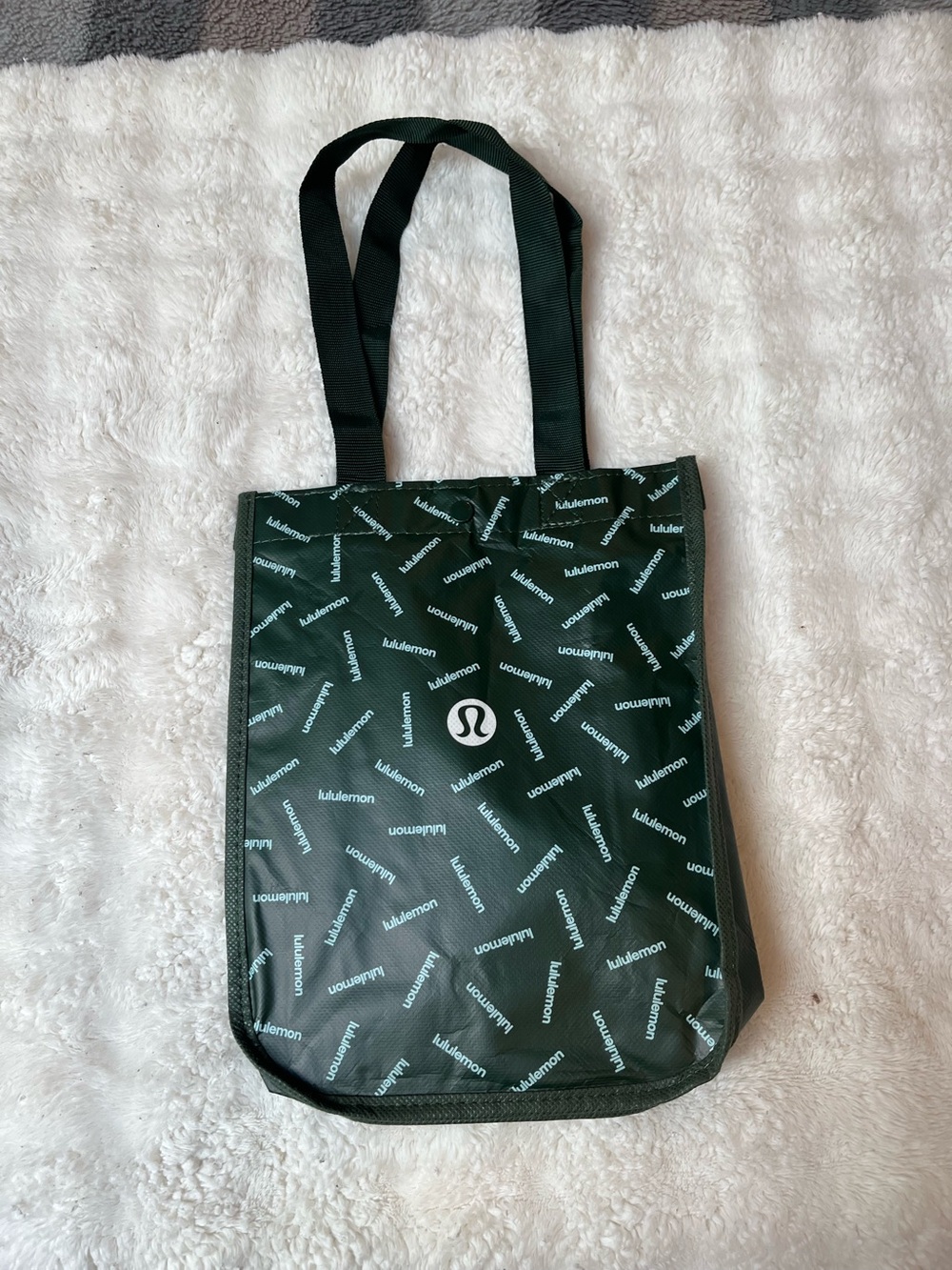 Small lululemon athletica Dark Green Logo Tote Bag